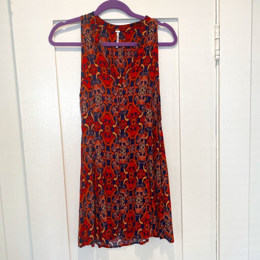Retro Free People 70's Mini Dress